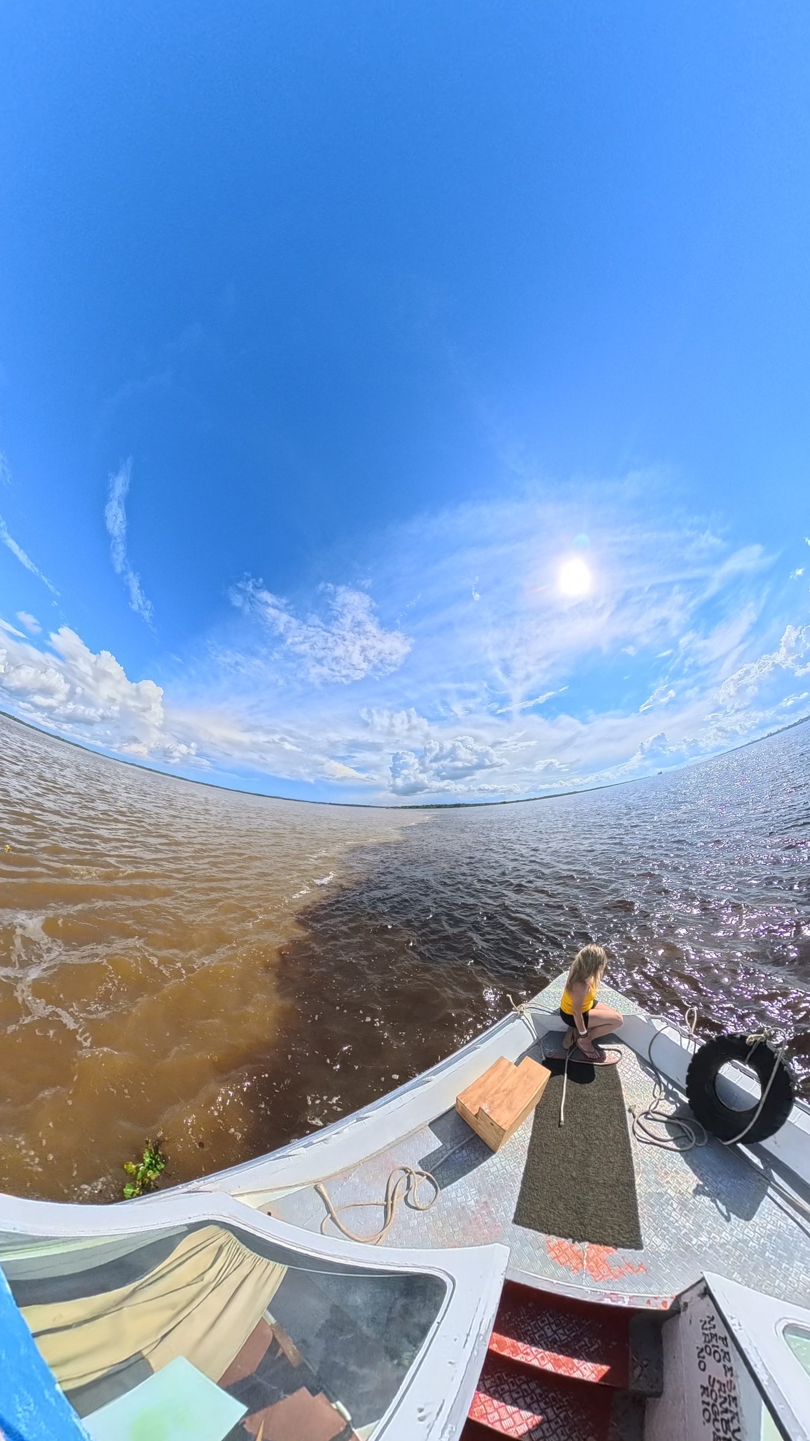 Meeting of the Waters where two rivers run side by side